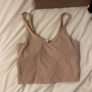 Lululemon Align Crop Tank, Color: Pecan, Size 6